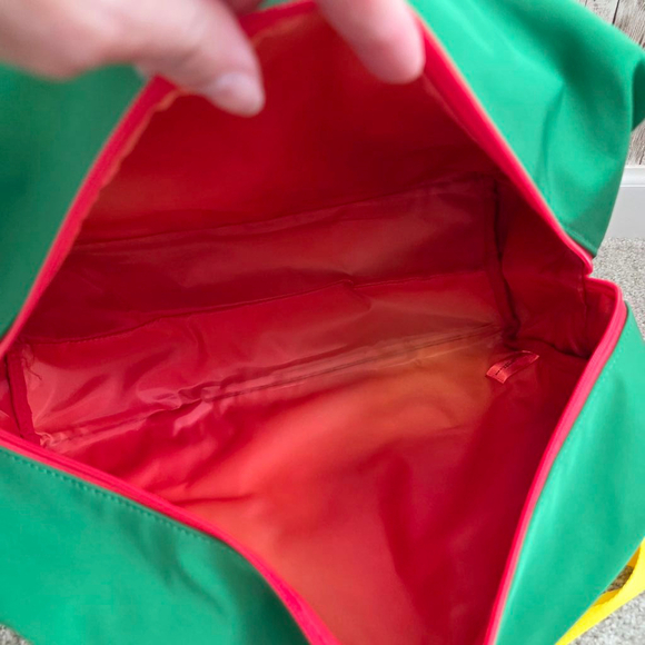 Women's Marc Jacobs Daisy Wild Duffle Bag Green Yellow Medium - Picture 7 of 8